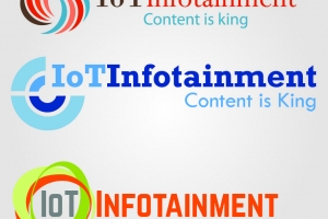 IoT Infotainment Logo Design