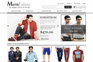 Ecommerce template for Garments Store